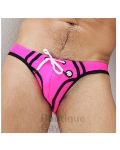 Slip de bain Homme Rose Fluo - Expose Swim Sexy