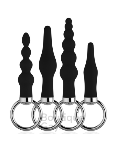 Plug Anal Back Up Noir en Silicone Médical | Boutique Gay
