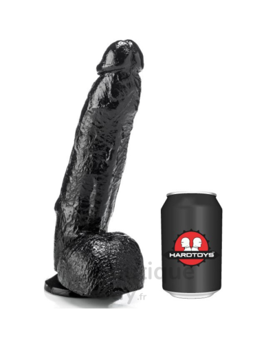 Gode Axel Noir 22 x 6cm - Plaisir XXL & Ventouse | Boutique-Gay.fr (59 caractères)