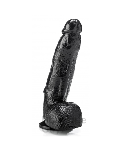 Gode Axel Noir 22 x 6cm - Plaisir XXL & Ventouse | Boutique-Gay.fr (59 caractères)