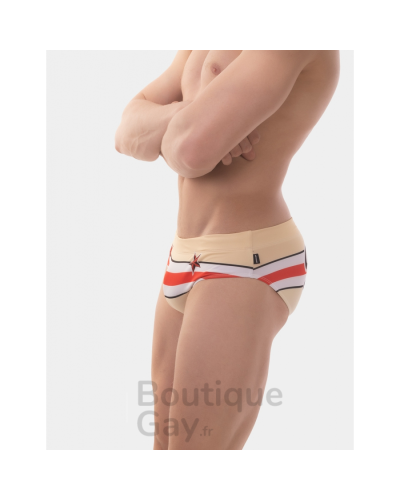 Slip de bain Daddy Barcode Berlin - Maillot Sexy Taille Basse