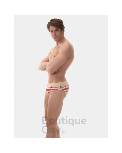 Slip de bain Daddy Barcode Berlin - Maillot Sexy Taille Basse