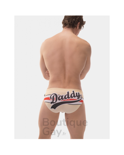 Slip de bain Daddy Barcode Berlin - Maillot Sexy Taille Basse