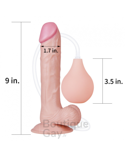Gode Éjaculateur Squirt 18cm | Ventouse | Réaliste