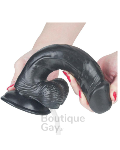 Gode Éjaculateur "Squirt" 18 x 4,5cm Noir | Boutique-Gay.fr