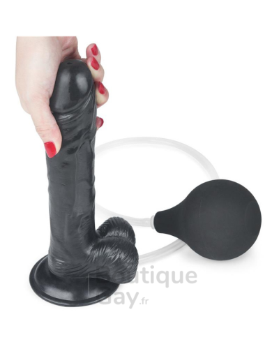 Gode Éjaculateur "Squirt" 18 x 4,5cm Noir | Boutique-Gay.fr