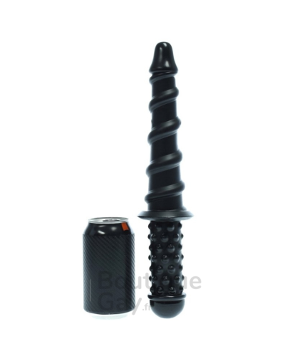 Gode Poignée Swirl Handle 21cm - Ventouse & Réaliste | BG