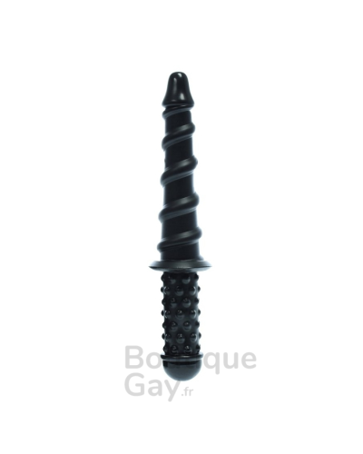 Gode Poignée Swirl Handle 21cm - Ventouse & Réaliste | BG