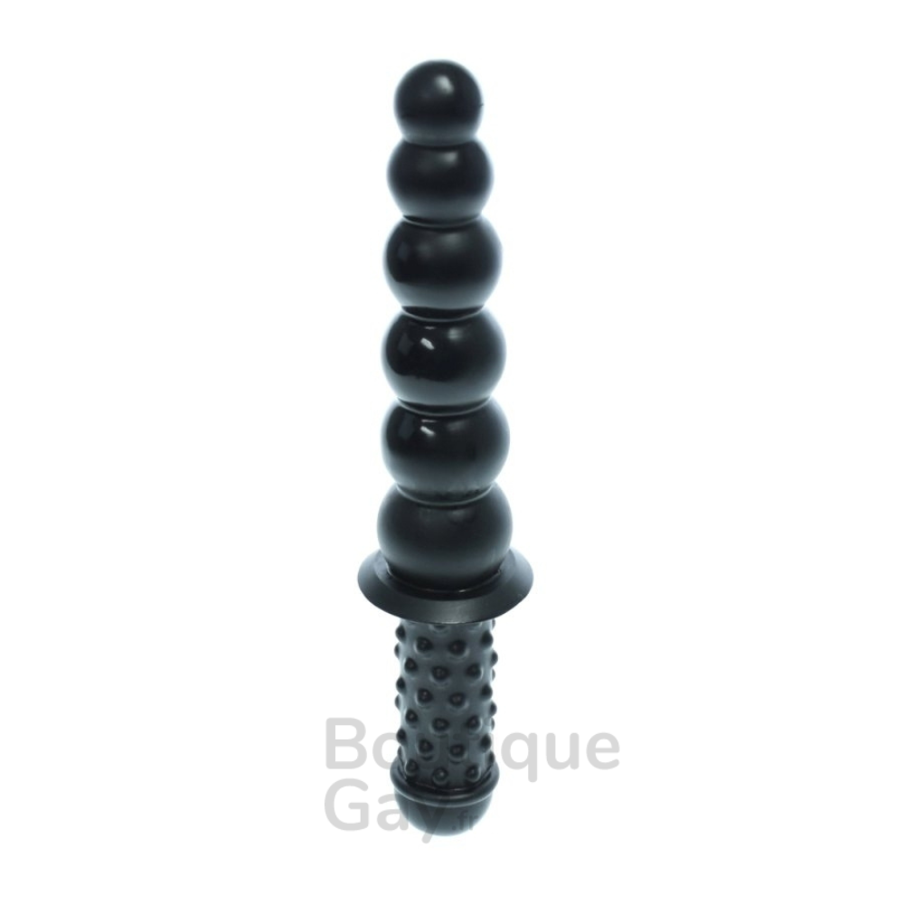 Gode Poignée Beads Handle 21cm 5cm | Sextoy Texturé | Boutique-Gay.fr