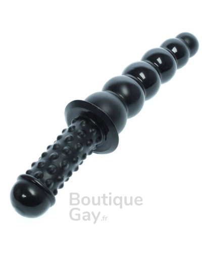 Gode Poignée Beads Handle 21cm 5cm | Sextoy Texturé | Boutique-Gay.fr