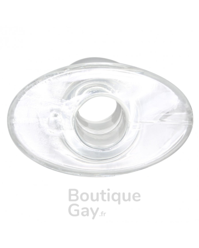 Ass Tunnel Plug Silicone XXL Transparent 7cm - Boutique Gay