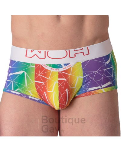 Boxer Homme Sexy Fun Woh Rainbow : Confort & Couleurs - WOH