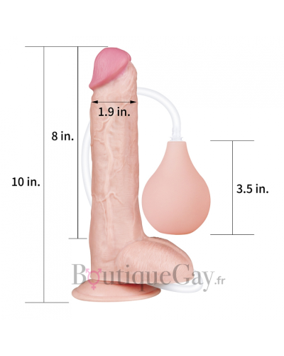 Gode Éjaculateur Squirt 20 cm - Réalisme & Plaisir Intense