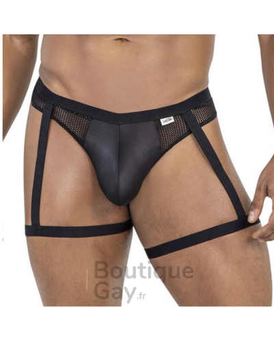 Porte-Jarretelles Homme Barezo Noir | Lingerie Sexy Gay