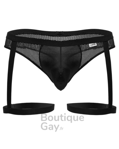 Porte-Jarretelles Homme Barezo Noir | Lingerie Sexy Gay