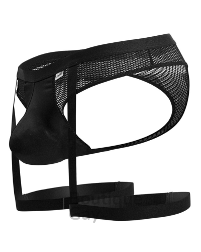 Porte-Jarretelles Homme Barezo Noir | Lingerie Sexy Gay