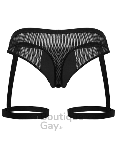 Porte-Jarretelles Homme Barezo Noir | Lingerie Sexy Gay