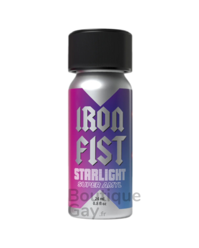 Poppers Iron Fist Starlight 24ml - Nitrite de Propyle Puissant