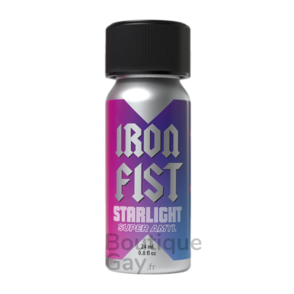 Poppers Iron Fist Starlight 24ml - Nitrite de Propyle Puissant