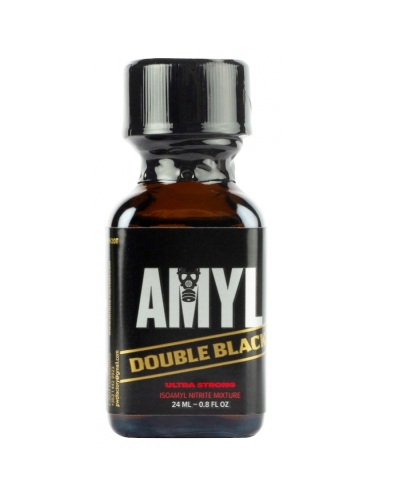 Poppers Amyl Double Black 24ml | Puissant & Longue Durée