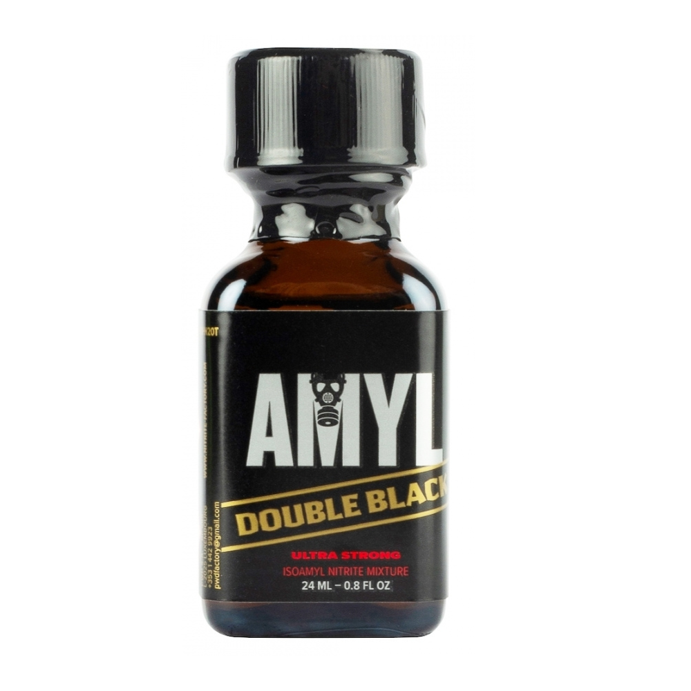 Poppers Amyl Double Black 24ml | Puissant & Longue Durée