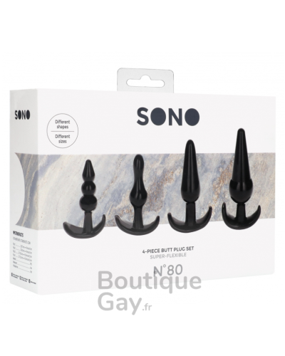 Plug Anal Silicone SONO N°80 | Idéal Débutant | Boutique Gay