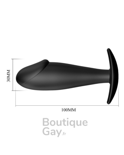 Plug Anal Dicky Pretty Love 10cm - Silicone Doux Débutant
