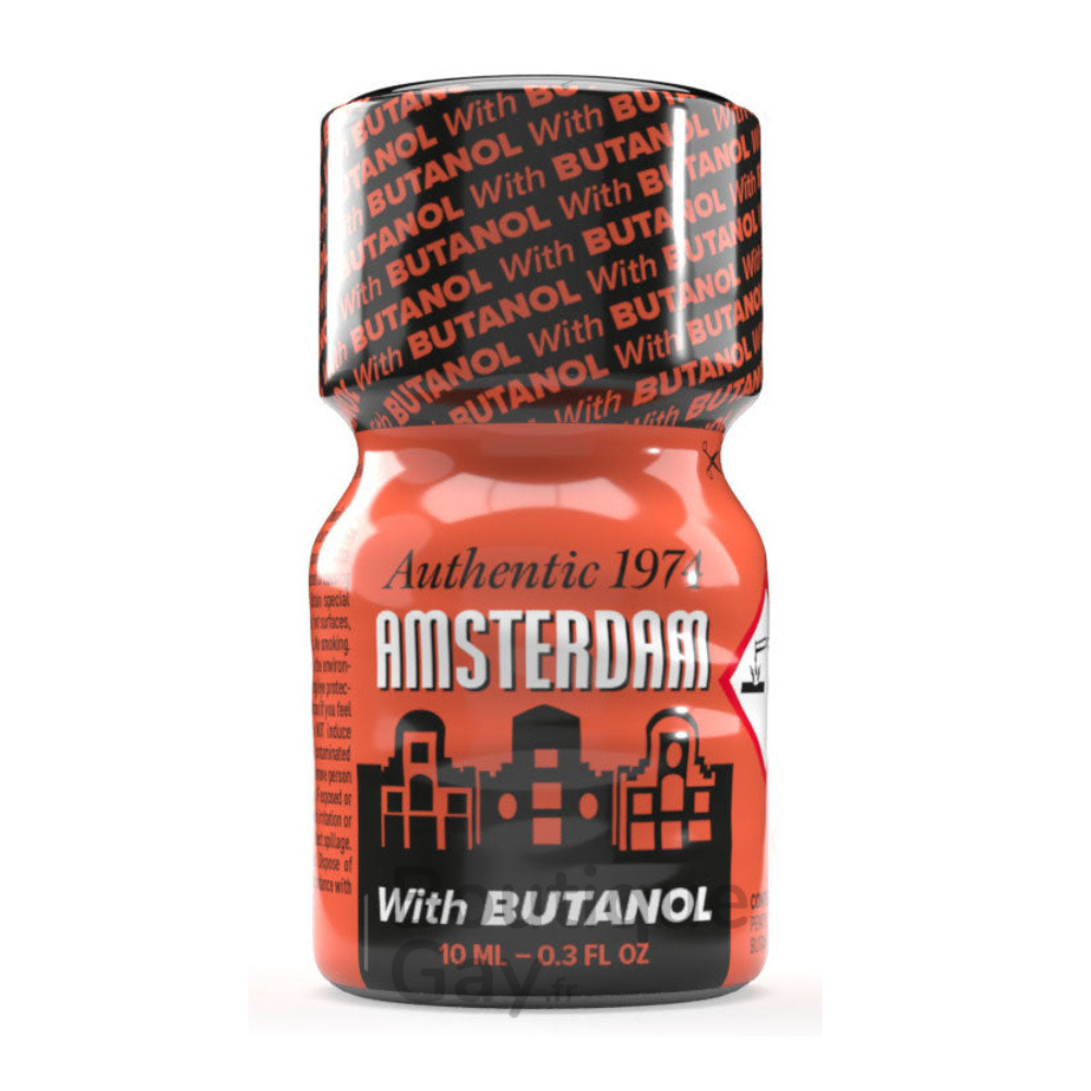 Poppers Amsterdam Butyl 10ml - Effets Puissants et Durables