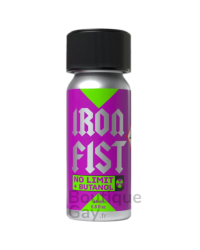 Poppers Iron Fist No Limit Butyl 24ml - Extra Puissant