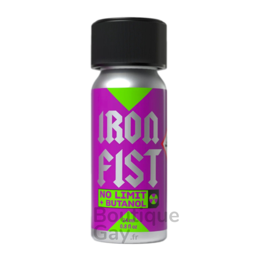 Poppers Iron Fist No Limit Butyl 24ml - Extra Puissant