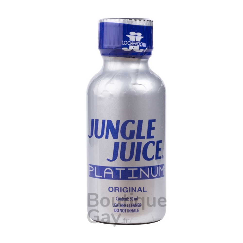 Poppers Jungle Juice Platinum 30ml - Nitrite d'Hexyle Puissant