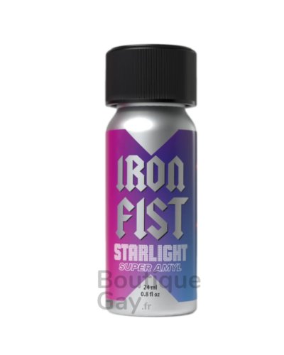 Poppers Iron Fist Starlight 24ml - Nitrite d'Amyle Puissant
