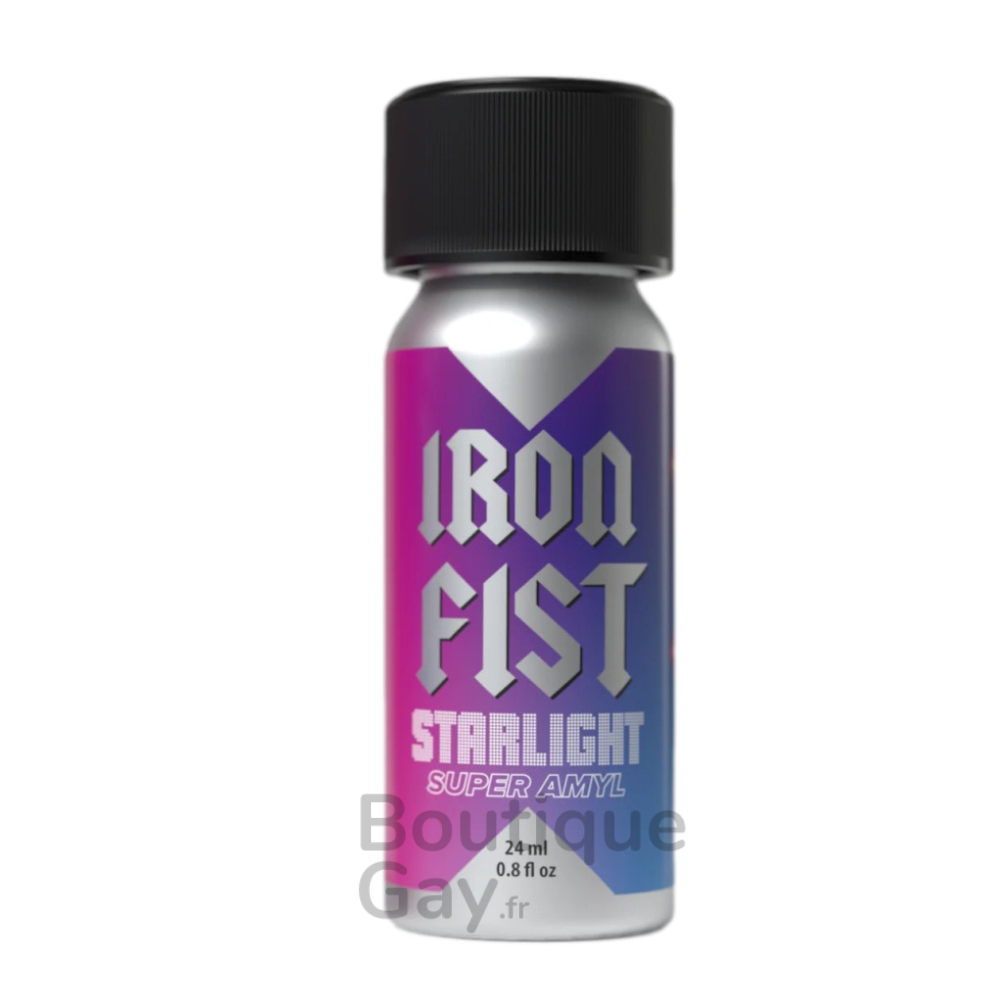 Poppers Iron Fist Starlight 24ml - Nitrite d'Amyle Puissant