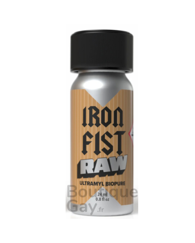 Poppers Iron Fist Raw 24ml | Puissant au Nitrite de Propyle