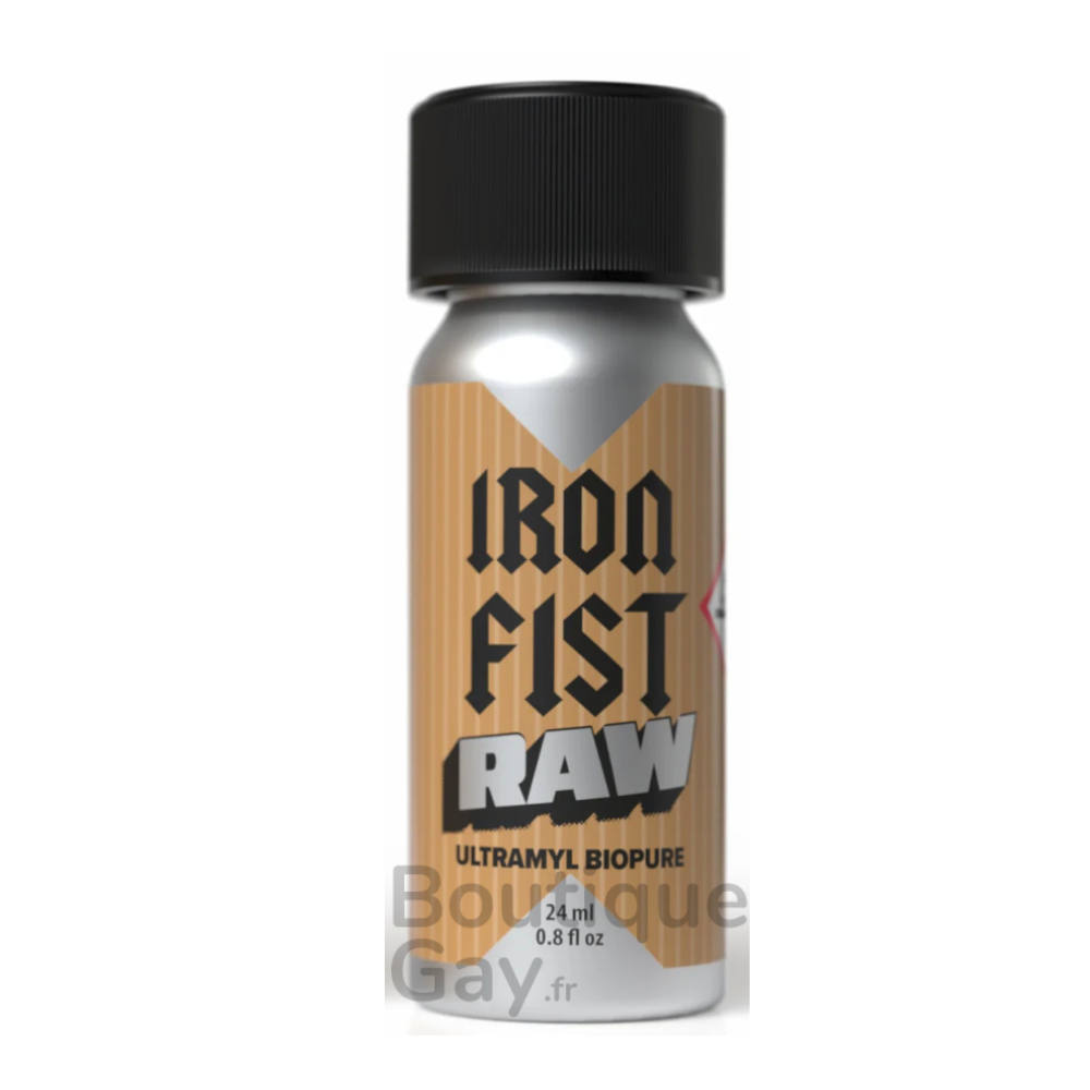 Poppers Iron Fist Raw 24ml | Puissant au Nitrite de Propyle