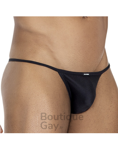 Tanga Homme Kini Noir | Confort & Maintien | Boutique-Gay.fr