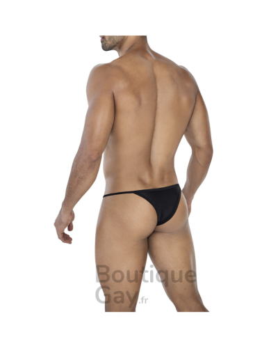 Tanga Homme Kini Noir | Confort & Maintien | Boutique-Gay.fr