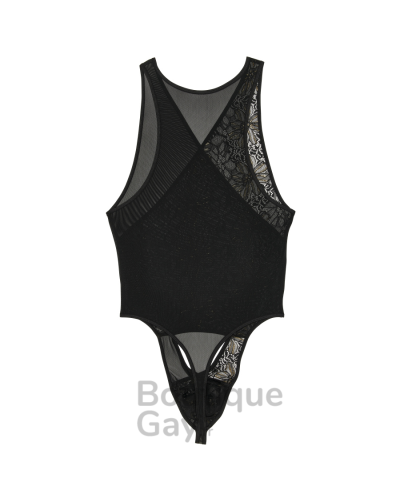 Body String Homme Sexy Dentelle Noire - Pure Seduction WOH