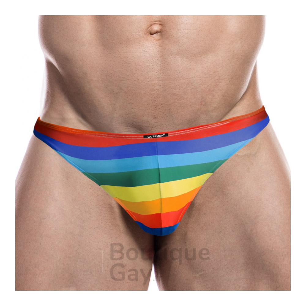 String Classic Rainbow : Lingerie gay fière et sexy