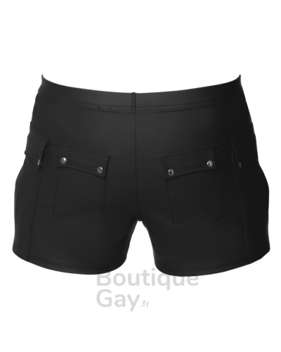 Short Homme Noir avec Poches Junio | Confort & Style Sexy