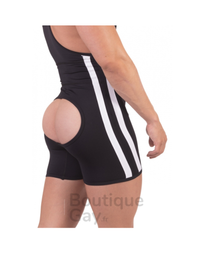 Singlet Backless Dastin Noir - Lingerie Homme Sexy & Confort