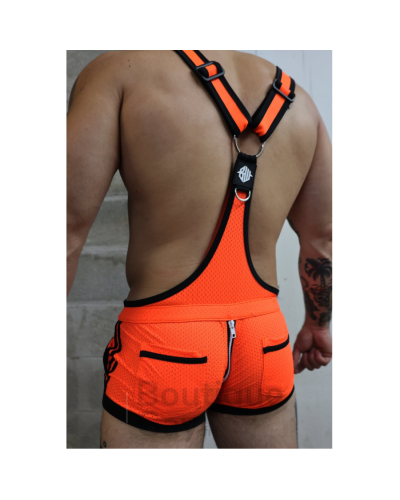 Combi-short Sexy Néon Futura | Tenue Clubbing Audacieuse