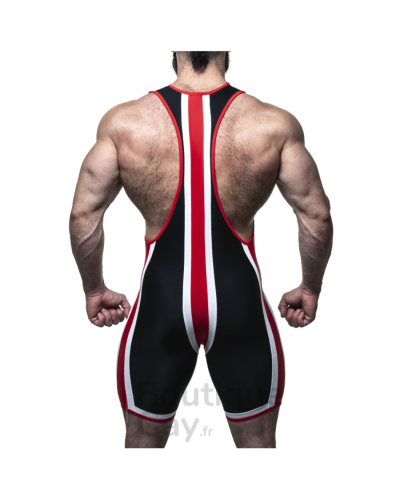 Singlet Homme Sexy Minerva | Body Noir Fétiche Moulant