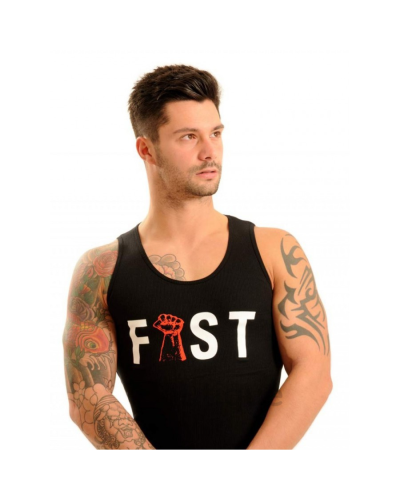 Débardeur FIST Noir Homme | Look Gay & Fétiche Engagé