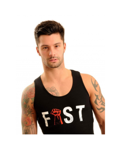 Débardeur FIST Noir Homme | Look Gay & Fétiche Engagé