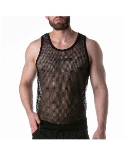Débardeur Mesh Homme Noir Sexy & Sportif | Boutique-Gay.fr