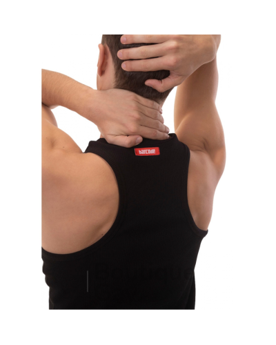 Débardeur Dom Barcode Berlin | Débardeur Résille Noir Sexy Homme