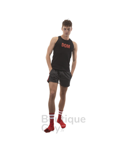 Débardeur Dom Barcode Berlin | Débardeur Résille Noir Sexy Homme