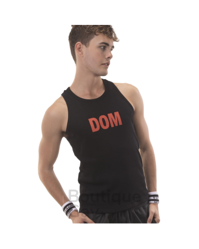 Débardeur Dom Barcode Berlin | Débardeur Résille Noir Sexy Homme
