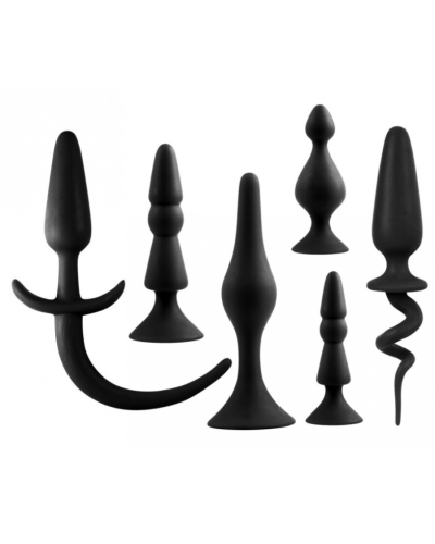Plug Anal Kit complet Back Up 6 plugs Silicone | Sextoy Doux & Confortable